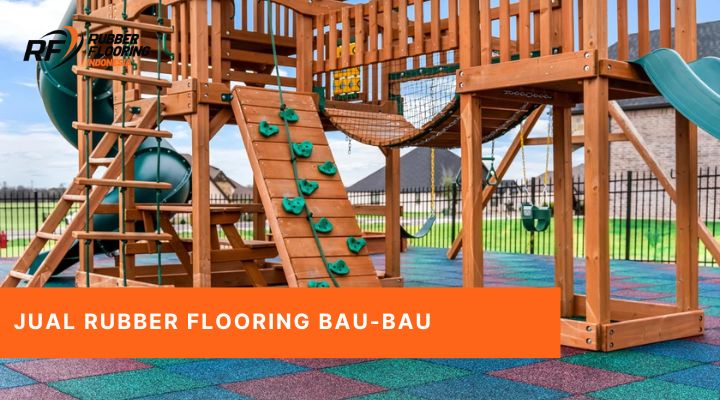 Jual rubber flooring bau-bau